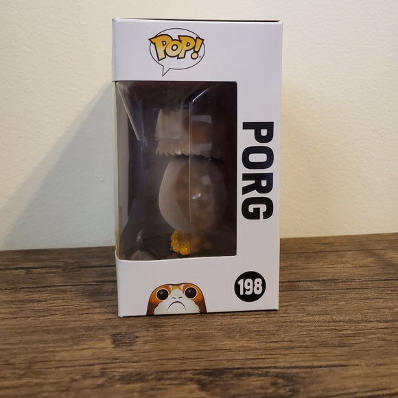 Starwars Funko POP! Flocked Porg Exclusive - Picture 2 of 6